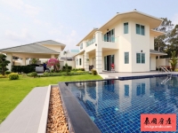 泰国芭提雅绿色田园私人泳池别墅