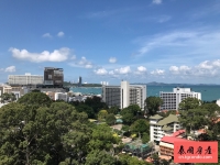 泰国芭提雅中心海公寓正面海景一室户型
