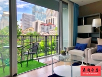 Klass Silom稀有两房出售,泰国曼谷是隆,泳池景观,户型超赞