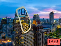 邻近四面佛，泰国曼谷两房两卫豪华公寓出租